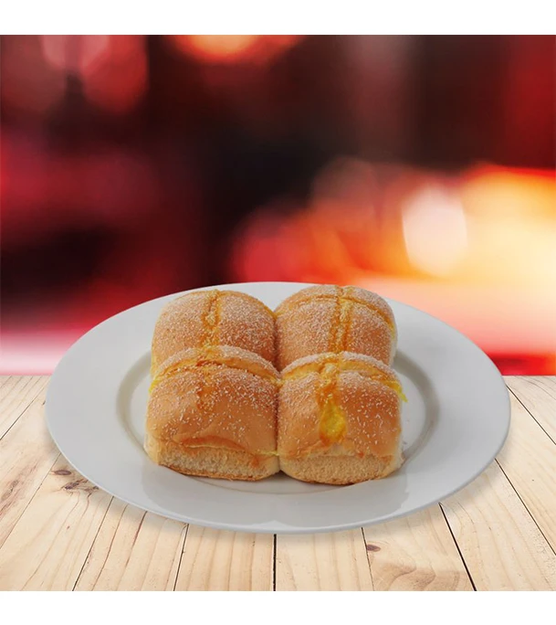 Custard Bun-200 gm (4 Pcs)
